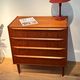 Commode scandinave vintage en teck "Tage"