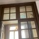 Double separation doors with transom and beveled glass 20th century