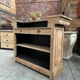 Solid oak bar from the 1950s
