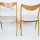 Set of 6 oak chairs by Albin Johansson & sons 1960