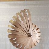 Designer wooden pendant light "Nautilus" model - 2000s
