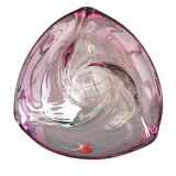 Val Saint-Lambert crystal centrepiece – Wave model circa 1950