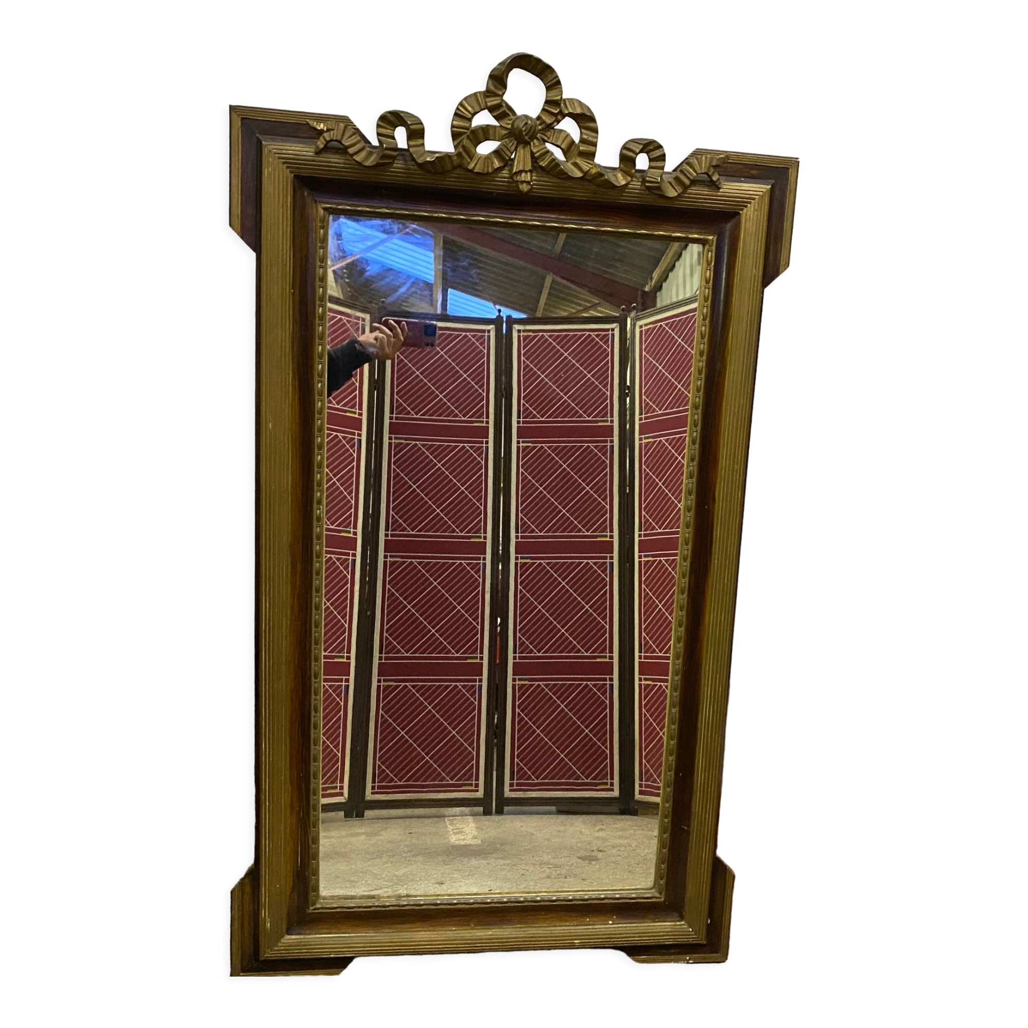 Old mirror Louis XVI style 136x80cm