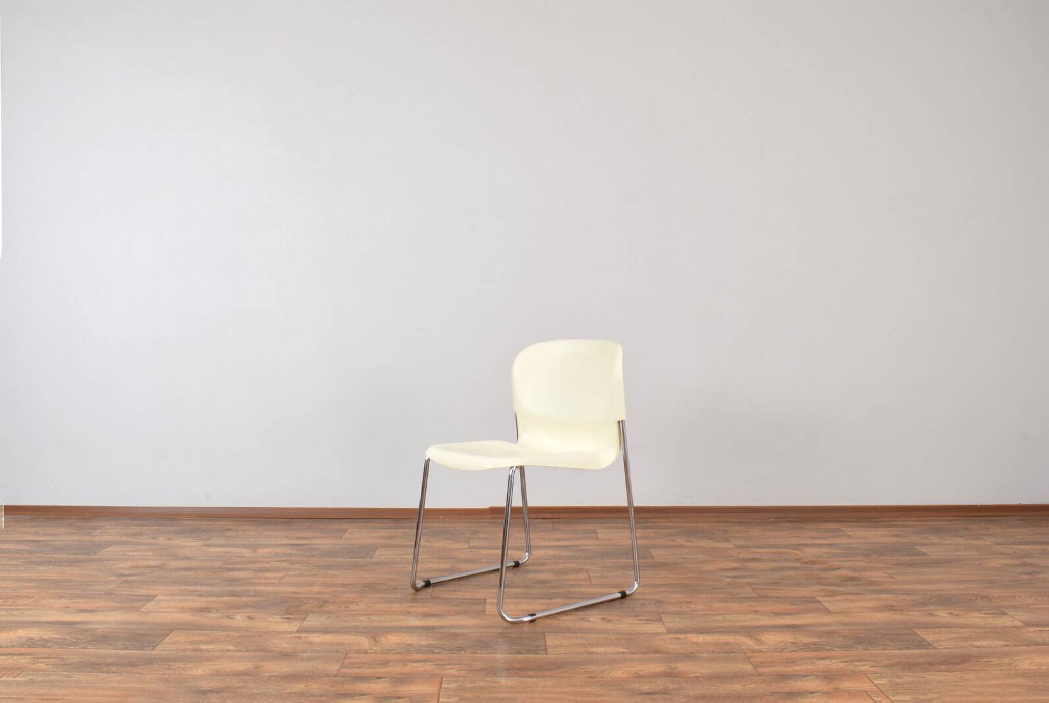 SM400K White Swing Chair by Gerd Lange for Drabert, Set of 4, 1980s