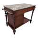 French bathroom vanity with marble top