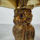 Vintage brass owl lamp Loevsky & Loevsky 1970s
