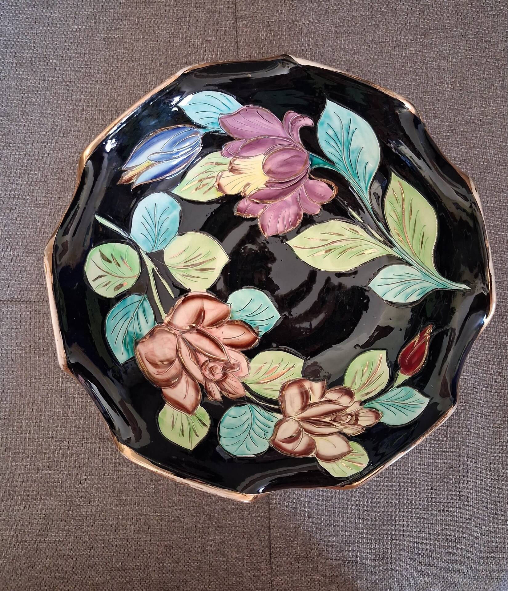 Plate / Bowl Vallauris Vintage 50s/60s – Floral Decor &