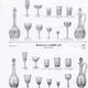 Saint-louis set of 2 antique lasalle cut crystal carafes 1930