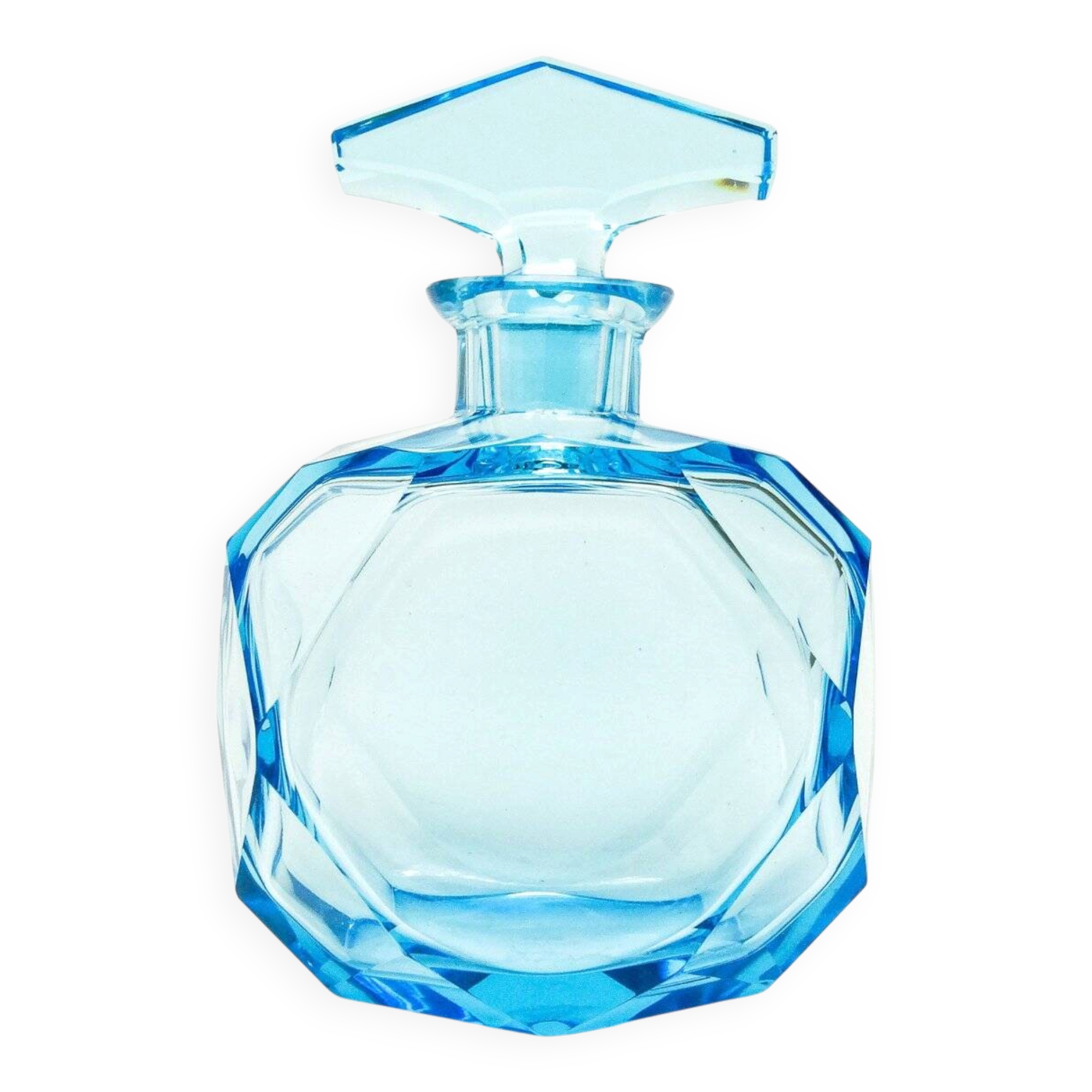 Art Deco carafe from Moser, Czechoslovakia, 1930s