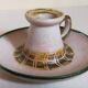 Duo of 50s ceramic hand candle holders