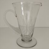 Elegant jug - carafe from the Manufacture Royale in Bayel crystals - 1950 - Midcentury - Vintage