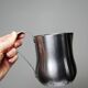 Set of 4 vintage bar measures in brushed stainless steel from the 60s-70s.