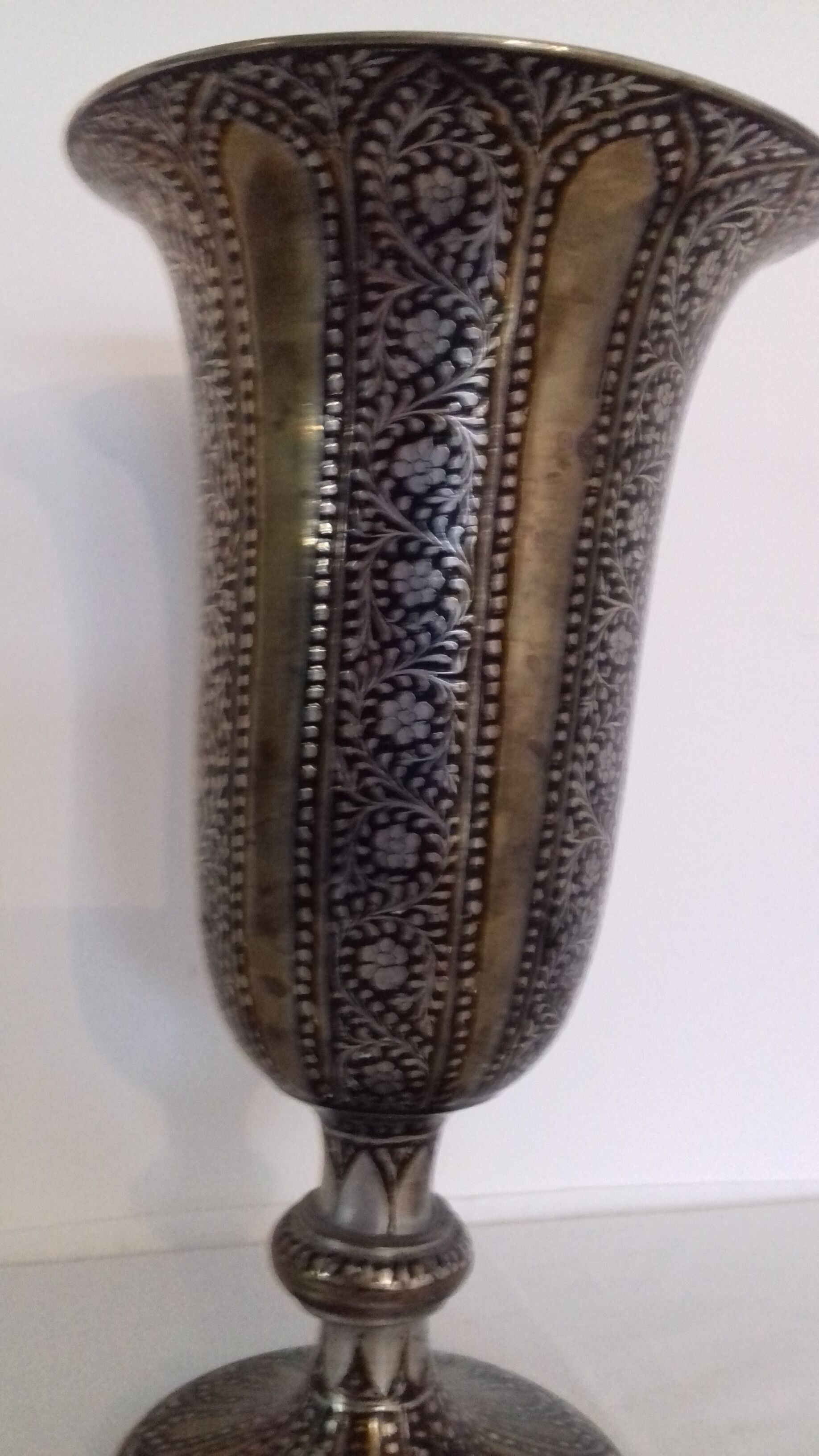 Metal vase