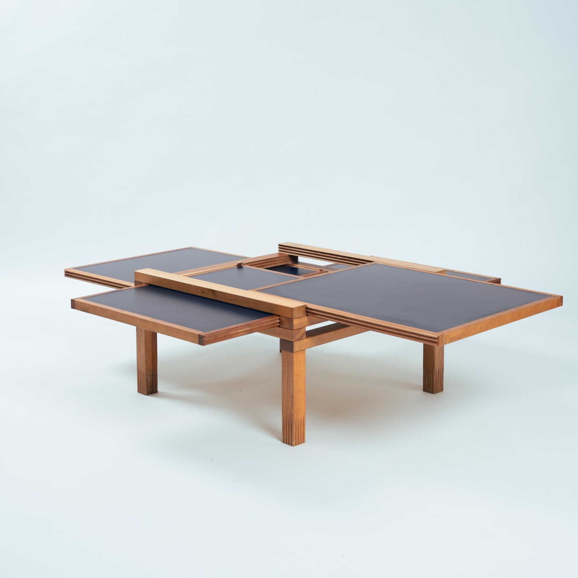 Table basse modulaire PAR4 par Bernard Vuarnesson pour Bellato, Italie, années 1970