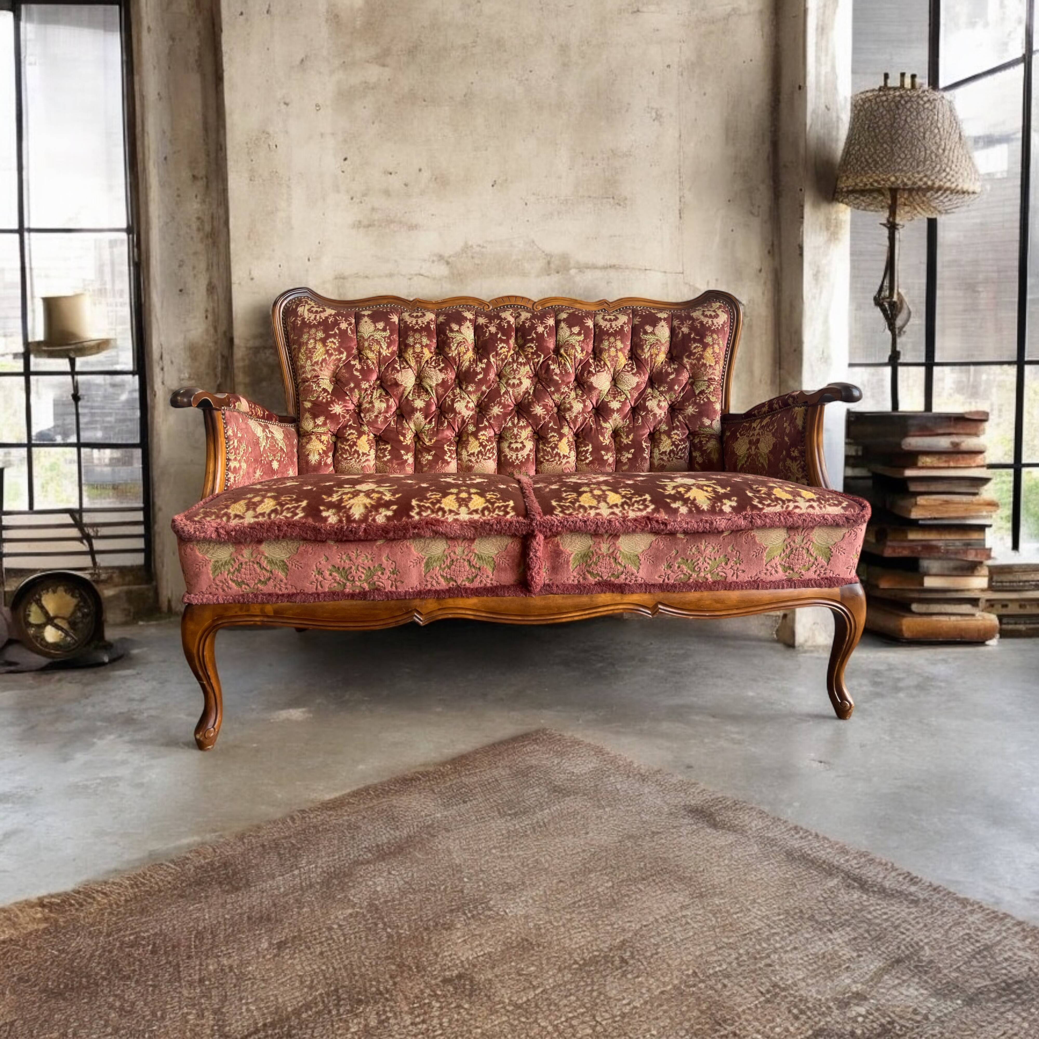 Siège/canapé / fauteuil  baroque rose vintage
