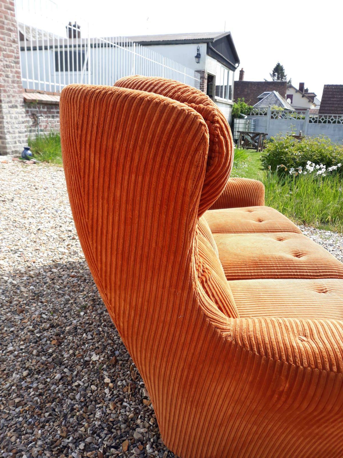 Steiner corduroy sofa