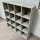 Large distressed wooden locker cabinet (renovated)