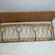 Wicker wall coat-hanger 1960
