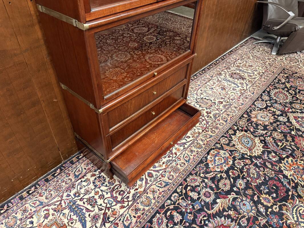 Original mahogany Globe Wernicke English bookcase