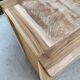 Renovated Scandinavian sideboard in solid raw oak 180cm