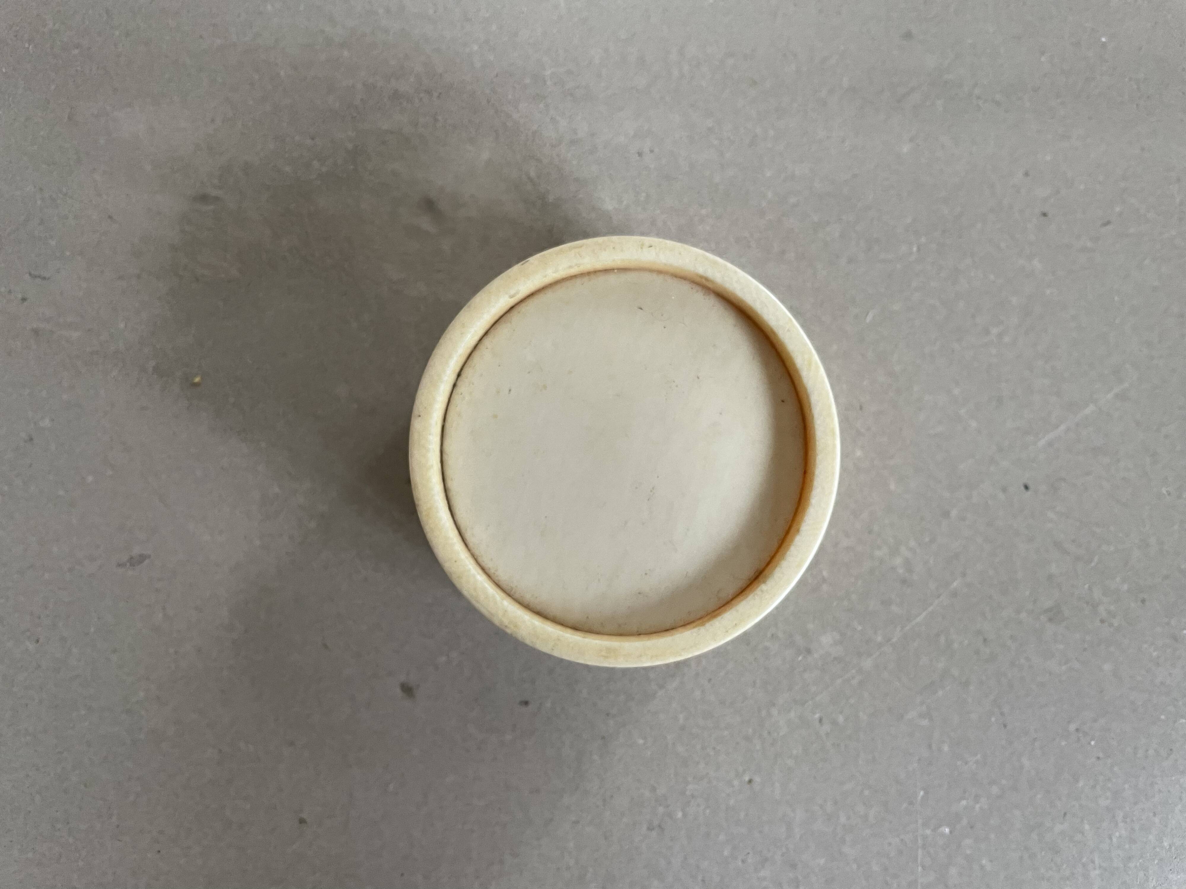 Small old ivory box