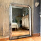 Miroir Louis-Philippe ancien argenté XIXème