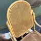 Rocking chair en cannage et rotin