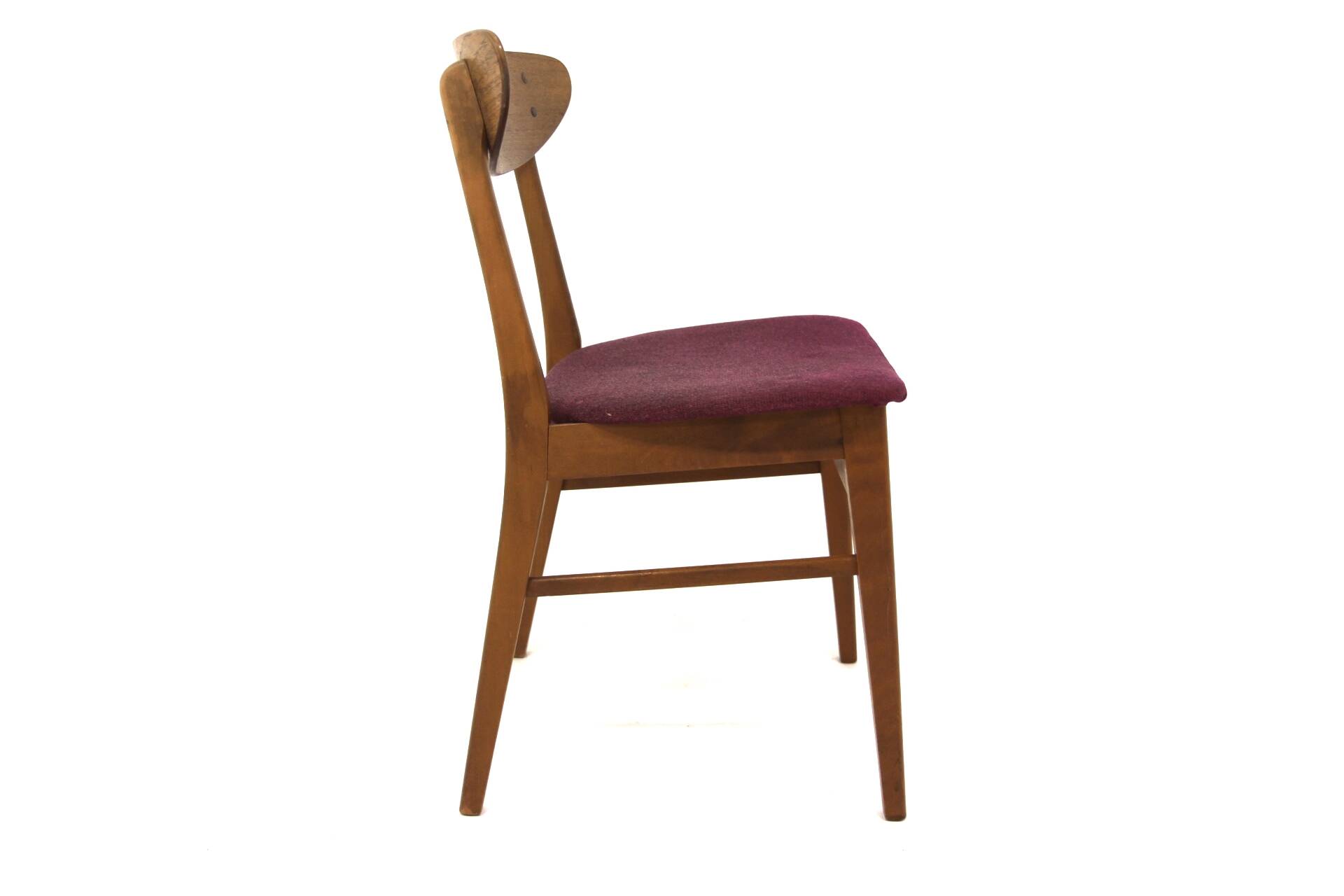 Set of 4 Farstrup "Monaco" teak and beech chairs, Denmark, 1960s