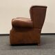 Vintage chesterfield style wingback armchair