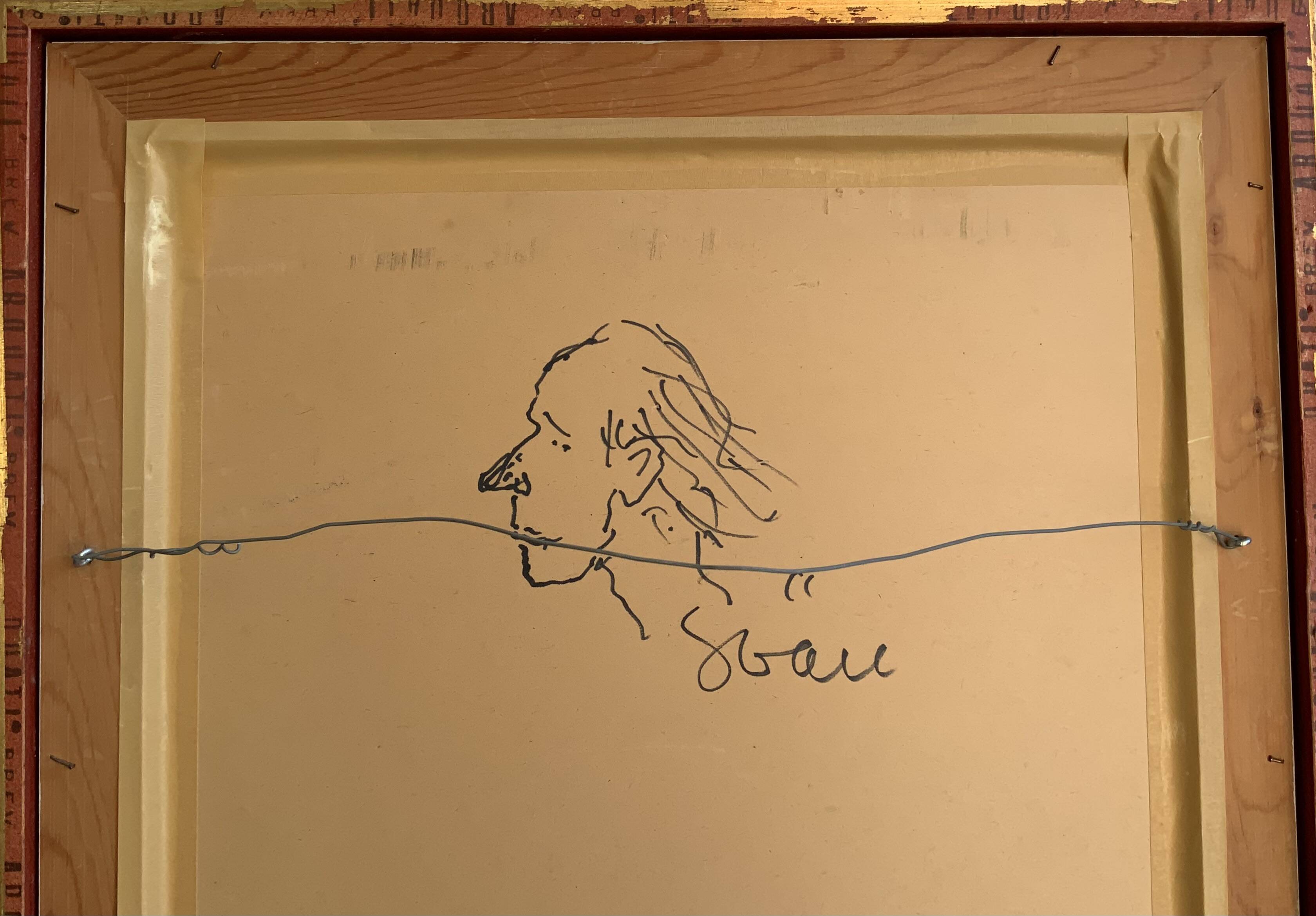 Vintage Oil Painting Harvesting Landscape  by Svan Grandin (1906- 1982)