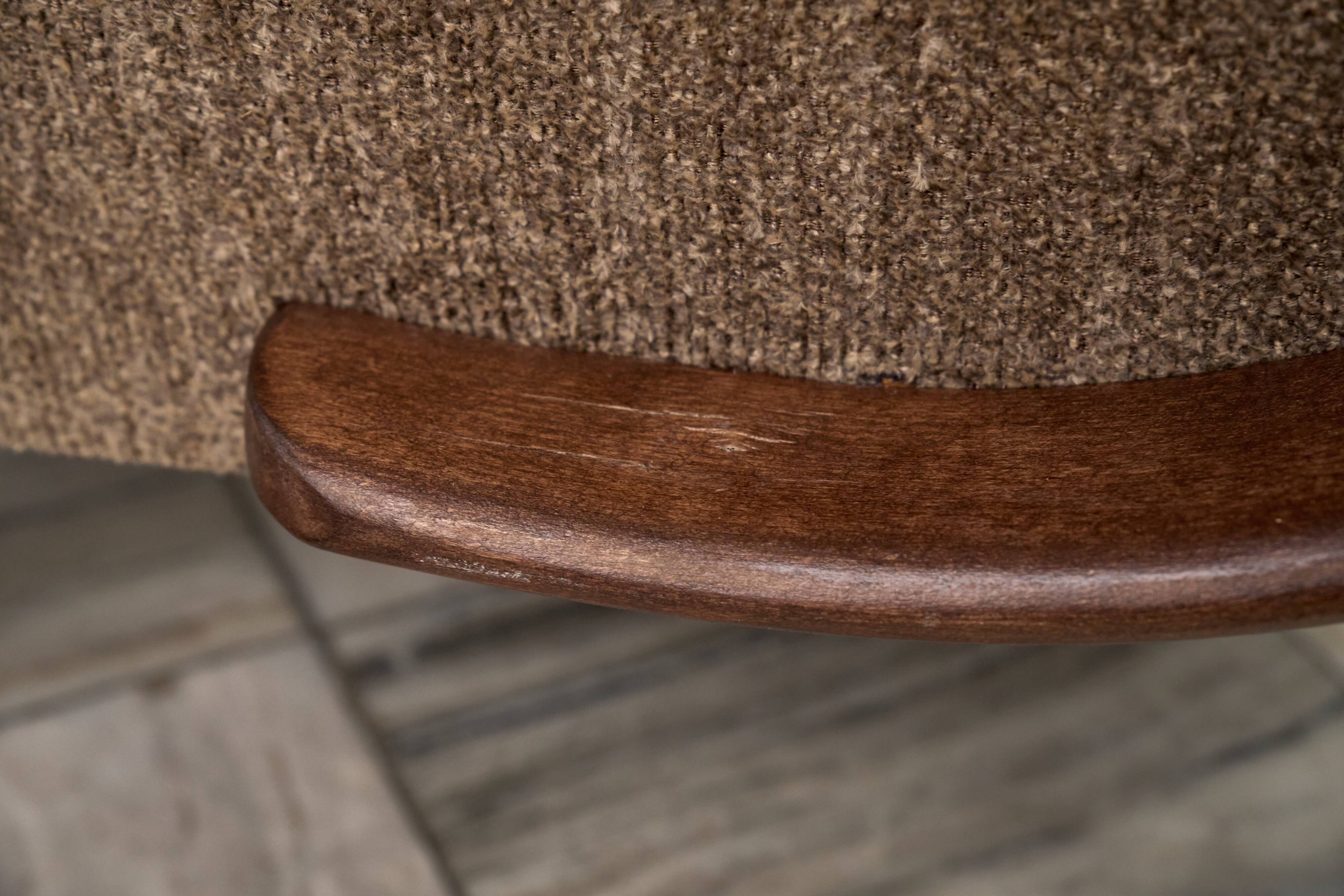 H 410 Armchair designed by Jindrich Halabala, 1940s, Czechoslovakia