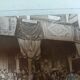 Old photograph 1900 horse-drawn carriage Oriental carpet, Brittany