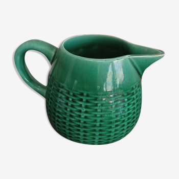 Antique ceramic pitcher
