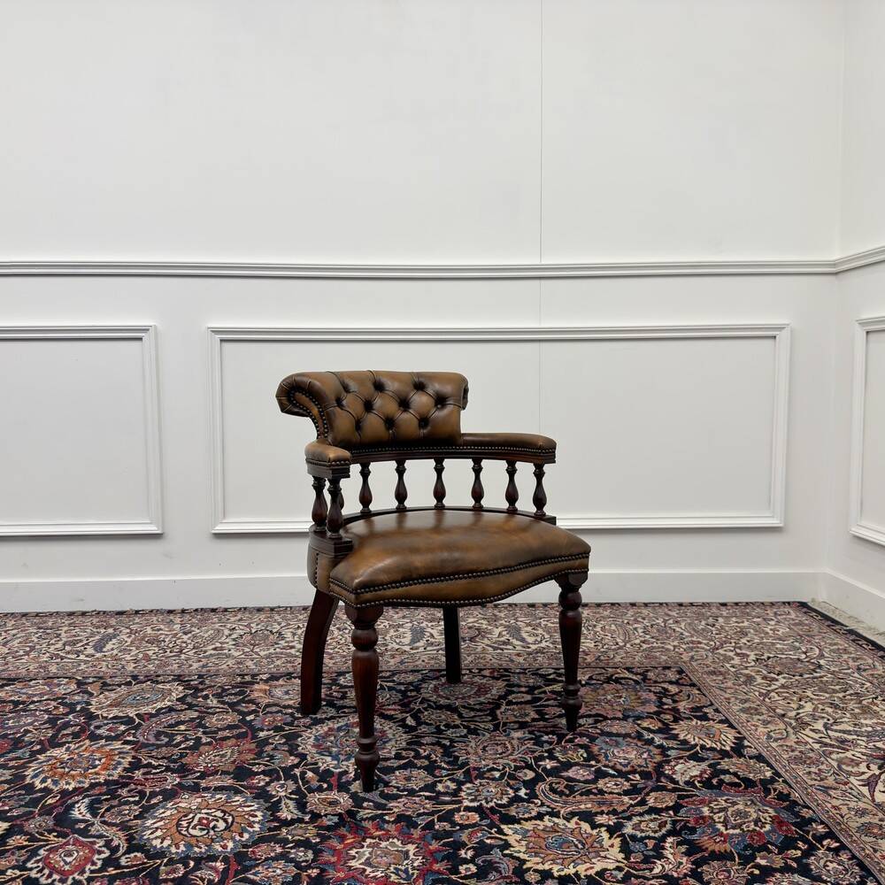 Set of Classic English Springvale Chesterfield Chairs