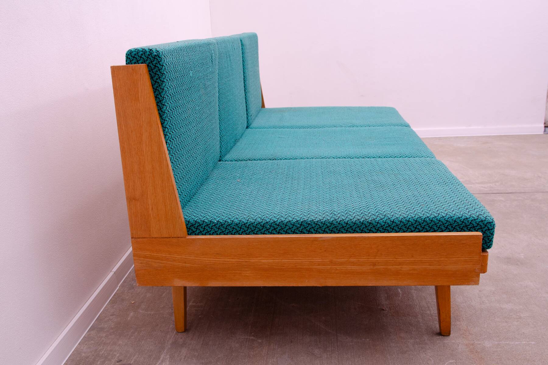 Mid century folding sofabed by Drevotvar, 1970´s, Czechoslovakia