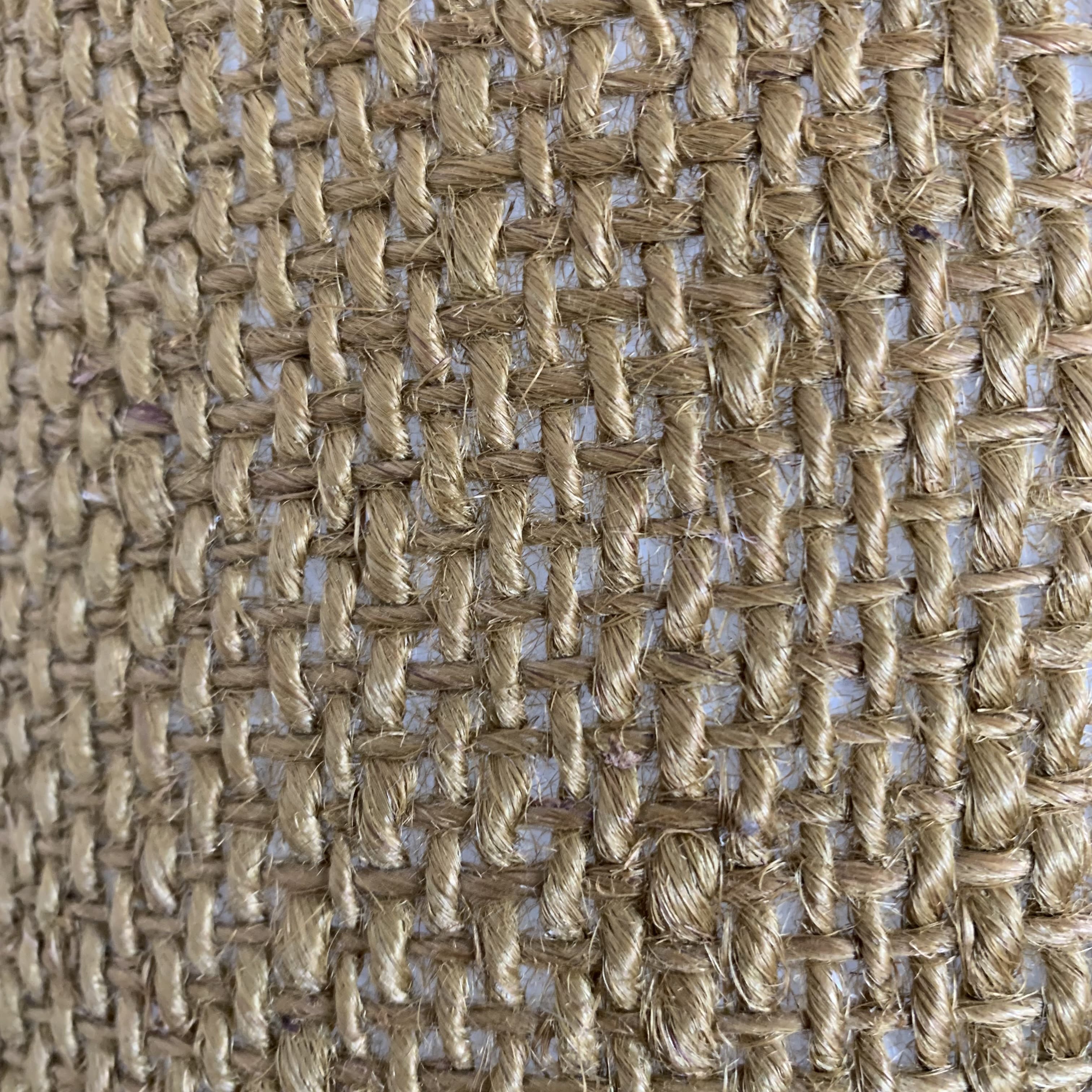 Stoneware lamp - rope lampshade