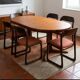 Baumann extendable table in teak from the 1960s.
