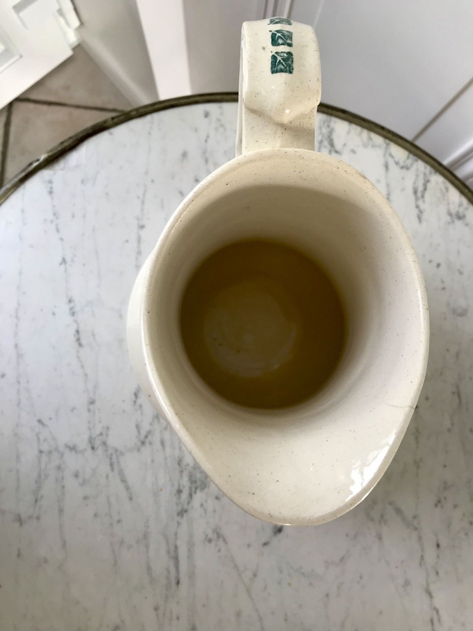 Toilet service in Iron Earth patterned "Brazza" 30-40s