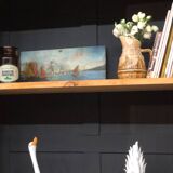 Old walnut dresser