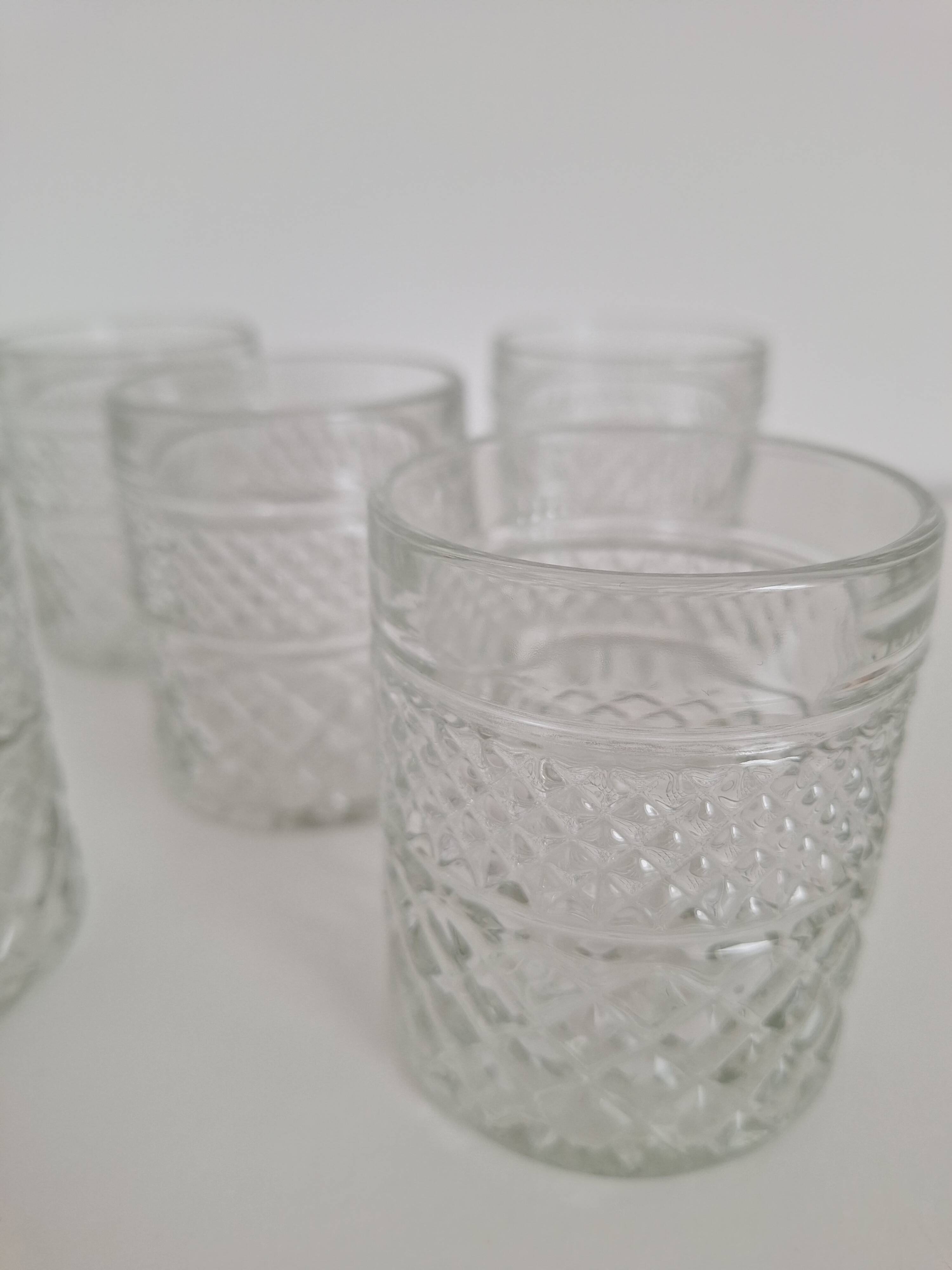 Vintage whiskey glasses