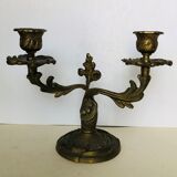 Ancient two-pointed chandelier