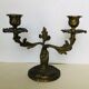 Ancient two-pointed chandelier