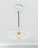 Vintage white opaline pendant lamp