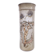 Ceramic vase decorated with thistle flowers signed Paulet