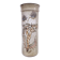 Ceramic vase decorated with thistle flowers signed Paulet