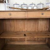 Raw oak sideboard