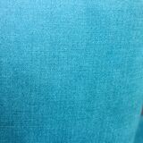 Blue velvet armchair 1960s