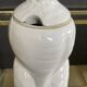 Old covered pot in porcelain Germany