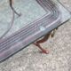 French  Iron and Glas Coffee Table-Cocktail Table-Lounge Table-80s