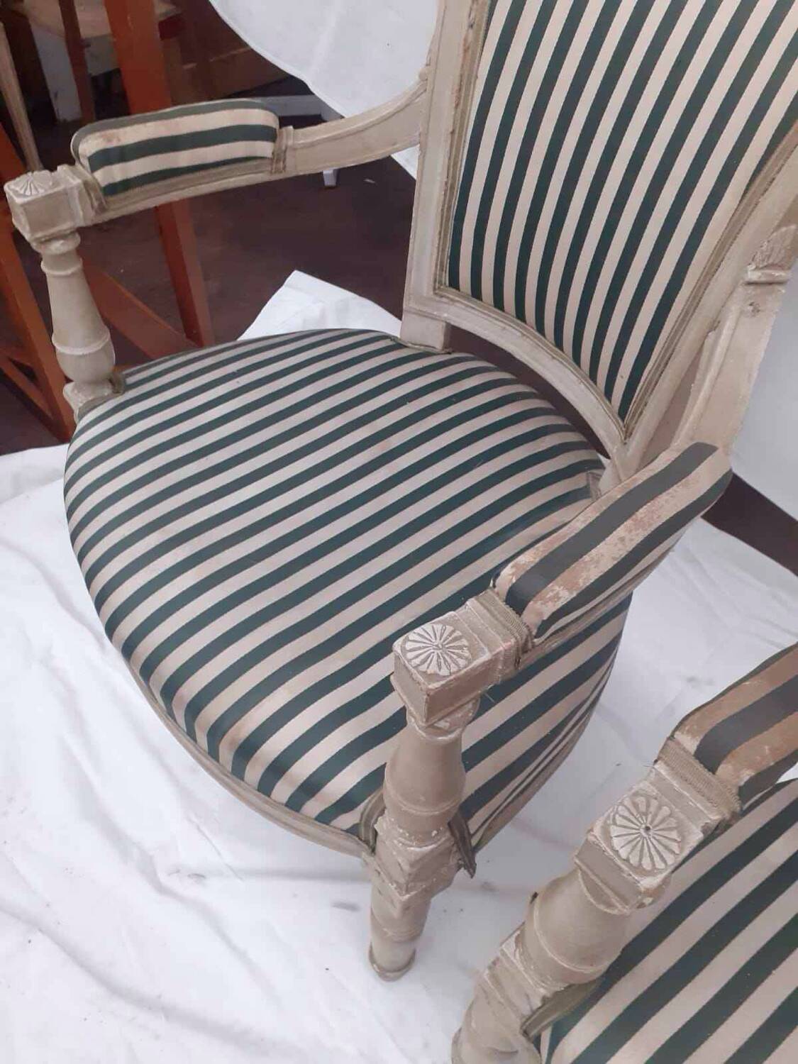 Louis XVI style Directoire armchair